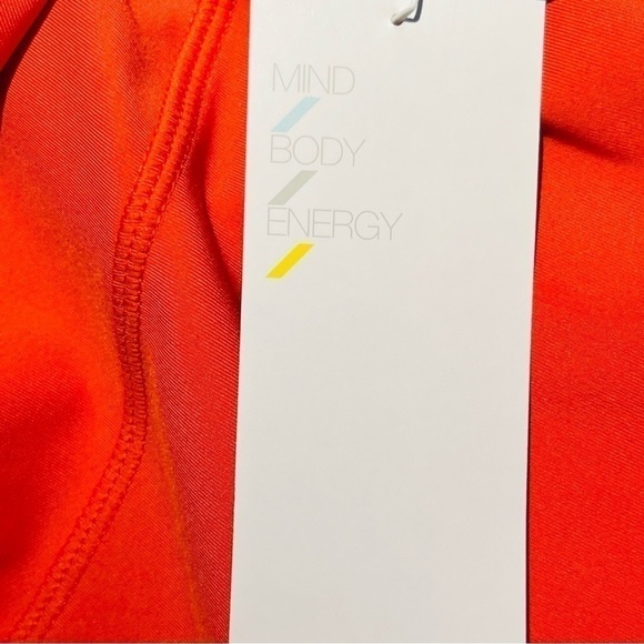 zella Red Firelight High Support Yoga and Studio Crop Leggings Size M - Picture 5 of 10